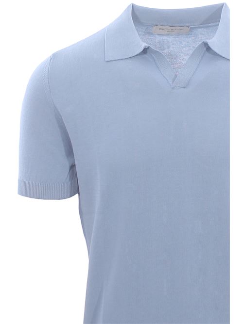 skipper polo DETWELVE | F-6215COTTON CREPECELESTE